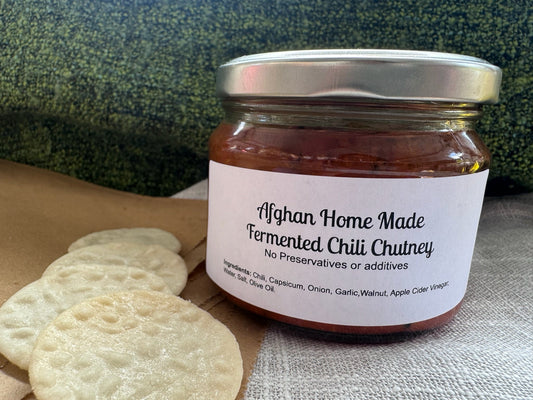 Red Chili Chutney with Olive Oil